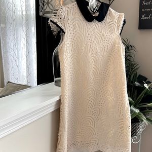 Zara Lace White Dress size M